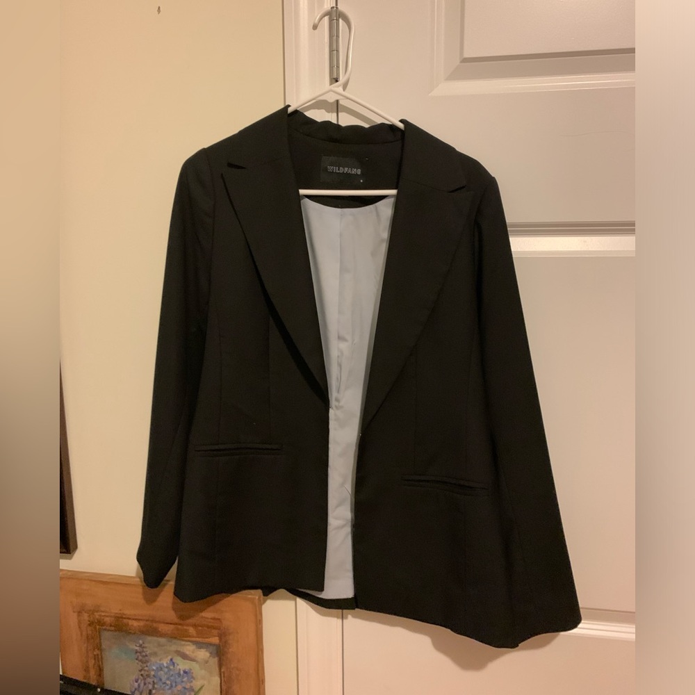 The Wildfang Suit. Black unisex suit jacket